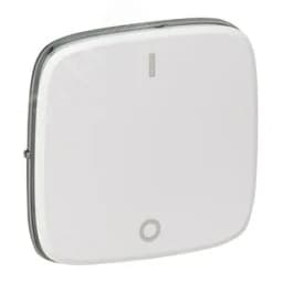 Valena ALLURE Лицевая панель для выключателя двухполюсного Белая