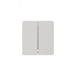 Выключатель ROUND двухклавишный 10А скрытой установки механизм перламутр