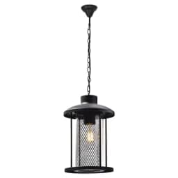 Светильник садовопарковый Feron PL725 на цепочке 60W E27 230V черный 48389