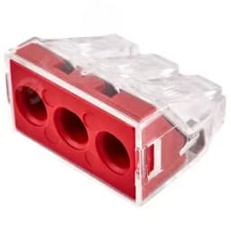 Клемма соединительная 3-контактная Elеctrodeel ED 773-173-b6, сечение 2,5-6,0 мм2, 41А/400В (упаковка 6 штук)