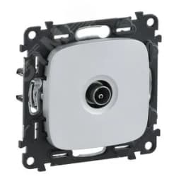 Valena ALLURE Розетка ТВ c топологией звезда 0-2400 МГц С лицевой панелью Алюминий