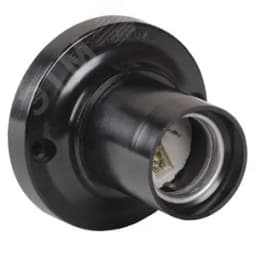 Пкб27-04-К21 Патрон потолочный карболитовый, Е27, черный, индивидуальный пакет, IEK