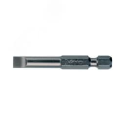Бита плоская шлицевая серия Industrial E6.3 SL10,0х1,6, 10 шт