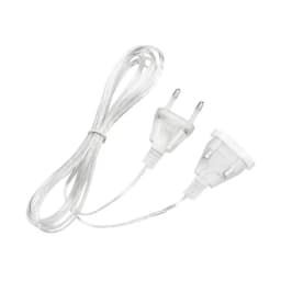 Удлинитель для домашних гирлянд 3 м прозрачный ПВХ 315424