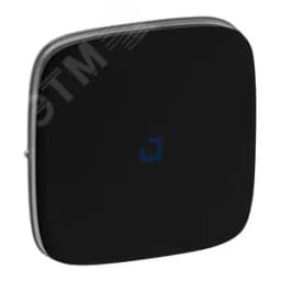 Valena ALLURE Лицевая панель выключателя с индикацией Антрацит