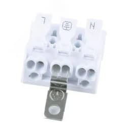 Клемма монтажная с/з для фазных проводников 3 контактные группы (DIY упак 5шт)