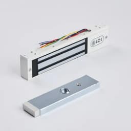 Электромагнитный замок (сила удержания 180кг), с двумя встроенными датчиками, RAL9016(белый) RL-EM180-0SW R-Lock