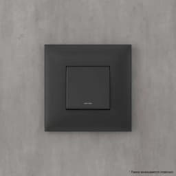 Переключатель 1-кл. СП Avanti «Черный матовый» DKC 4412113