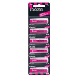 Элемент питания алкалиновый AA/LR6 1.5В Super Alkaline BL-6 (уп.6шт) ФАZА 5002043