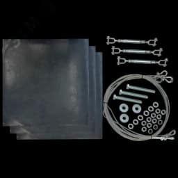 Комплект дополнительный для мачты 8м оцинкованная сталь IEK