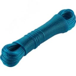 Шнур "Мастер" бельевой, стальная сердцевина, в пластиковой оплетке, 20м