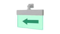 Табло Элтех-сервис М-220-РИП УЛЬТРА СЕРЫЙ корпус Стрелка влево (универсальное крепление)