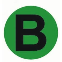 Наклейка "B" d=20мм PROxima