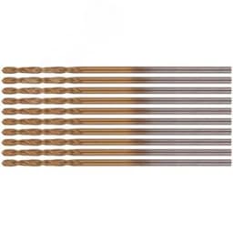 Сверла HSS по металлу, титановое покрытие 1.0 мм (10 шт)