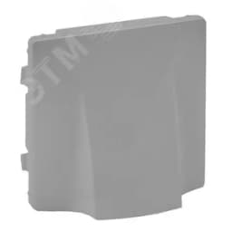 Valena LIFE Лицевая панель для вывода кабеля Алюминий