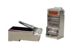 Коннекторы Hyperline PLUG-8P8C-U-C5-SH-100 (RJ45, CAT.5E, экранированный, 100 шт.)