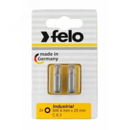 Бита шестигранная 4 мм, 2 шт в блистере