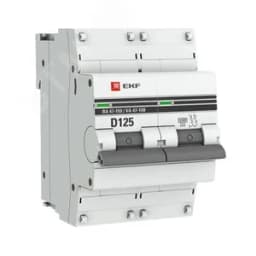 Автоматический выключатель ВА 47-100 2P 125А (D) 10kA PROxima