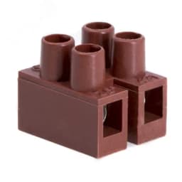 Клеммник 2П 150 градусов 450V 32A 4мм.кв фибергласс 43302FV DKC