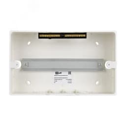 Корпус пластиковый навесной с прозрачной дверью 1 ряд 13 модулей IP41 ЩРН-П