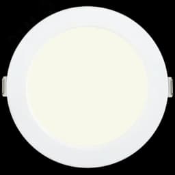 Светильник светодиодный встраиваемый ДВО 1612 белый круг 9Вт 3000К IP20 IEK