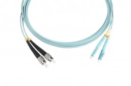 Патч-корд волоконно-оптический (шнур) MM 50/125(OM3) Hyperline FC-D2-503-FC/PR-LC/PR-H-3M-LSZH-AQ