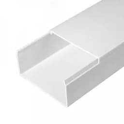 Кабель-канал белый 2-й замок в г/к 80х40 мм (30м/уп) Промрукав