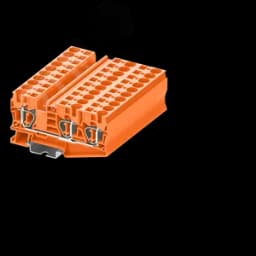 Клемма TC 1-2 пружинная, сечение 10 мм. кв., оранжевая