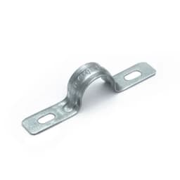 Скоба металлическая двухлапковая усиленная противопожарная СМДУ d19-20 мм (100шт/800шт уп/кор) Промрукав