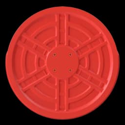 Зеркало дорожное с защитным козырьком d-600 мм ГОСТ Р 52766-2007