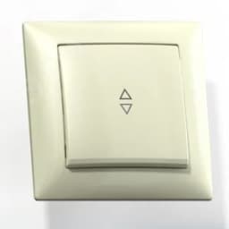 СЕЛЕНА Переключатель С610-396 скрытый слоновая кость