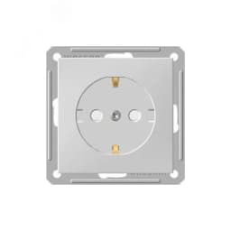 Розетка W59 скрытая, с заземлением, со шторками, 16А, механизм, белый RS16-152-1-86 Systeme Electric