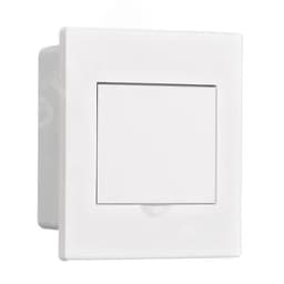 Корпус пластиковый встраиваемый с белой дверью 1 ряд 4 модуля IP41 ЩРВ-П