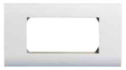 Панель лицевая для 4-х модулей Hyperline FP-2M45-1-WH