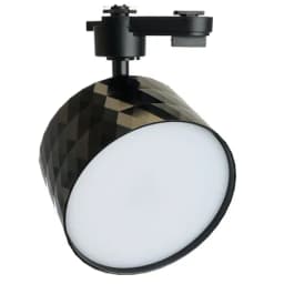 Светильник Feron AL177 трековый однофазный на шинопровод под лампу GX70 черный 48701