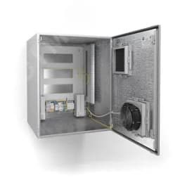 Термошкаф с обогревом и активной вентиляцией длa 19-дюймового оборудования (12U), IP55, -60град. до +50град.С, 600x760x600 мм Тахион-климат