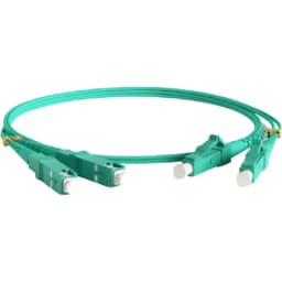 Патч-корд волоконно-оптический (шнур) Hyperline FC-D2-503-LC/PR-SC/PR-H-5M-LSZH-AQ