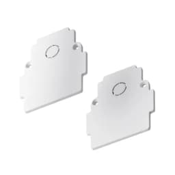 Заглушка торцевая 2шт Gravity встраиваемый белый Technical TRA010EC42W