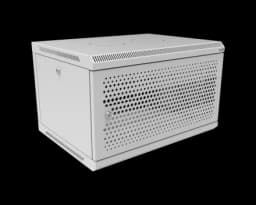 Шкаф телекоммуникационный настенный разборный МИКсистем 19" Keys 6U 600*450  дверь перфорация