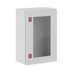 Щит с монтажной панелью ЩМП 600x400x250мм серия ST c прозрачной дверью