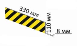 Демпфер стеновой из вспененного полиэтилена ДС-ВП-1