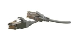 Патч-корд S/FTP Hyperline PC-LPT-SFTP-RJ45-RJ45-C6-1M-LSZH-GY
