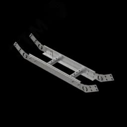 Вертикальный шарнирный угол 80х400х1,2 мм N LSHL80-400-1.2 N КМ-профиль