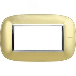 Ax. Рамка 4М Овал. Матовое золото