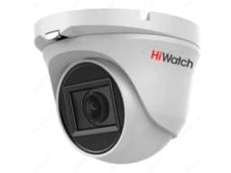 Уличная видеокамера (2.8 mm) 8Мп купольная HD-TVI камера, HiWatch DS-T803(B)