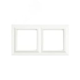 Рамка 2-поста, Eco Profi Standart, термопласт, слоновая кость