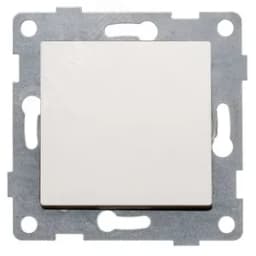 Выключатель перекрестный одноклавишный Ugra, механизм, 10А, 250В, жемчуг