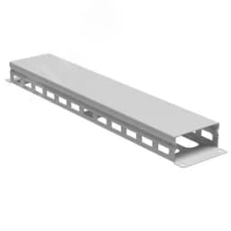 Органайзер кабельный с крышкой и отверстиями 2U, глубина 40 мм, для 19" IT-корпусов ДКС серии STI/CQE, RAL7035