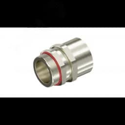 Взрывозащищенный кабельный ввод ANF под небронированный кабель M32х1,5/M32х1,5 D15-24мм. Никелированная латунь. IP66/68