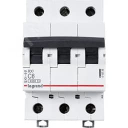 Выключатель автоматический трехполюсный RX3 4,5 кА C 6 А